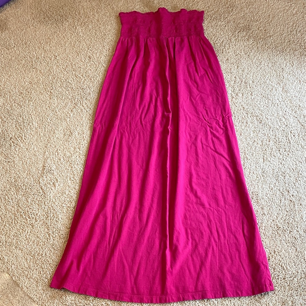 Elegant Pink Maxi Skirt